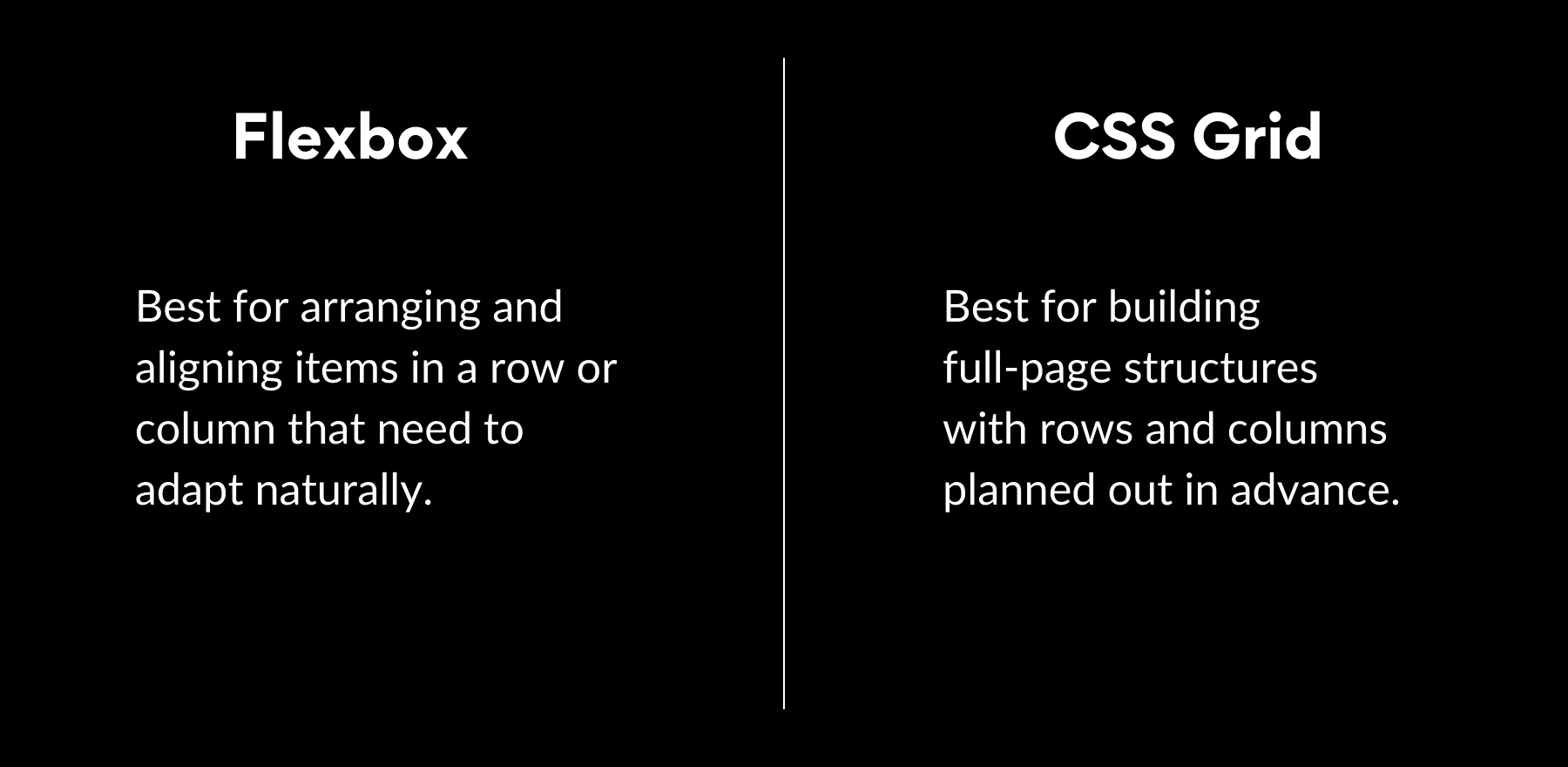 flexbox vs css grid