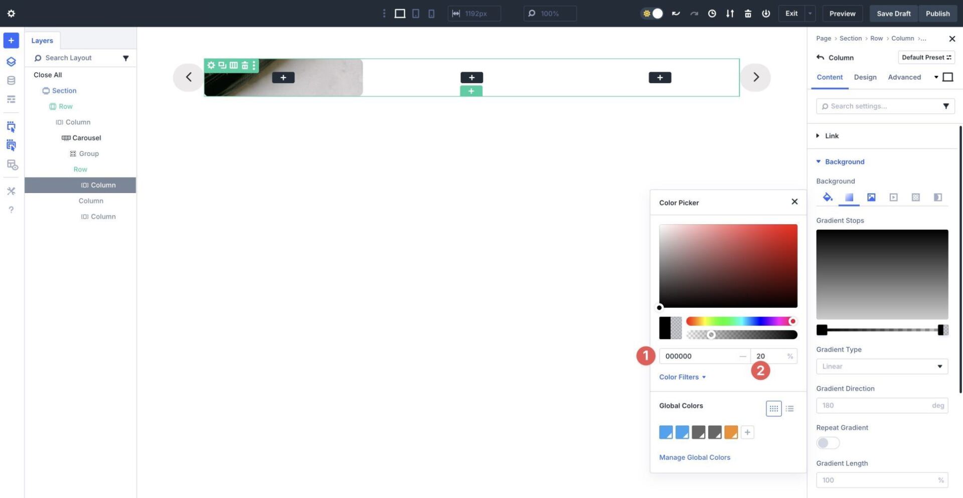 Create An Interactive Content Reveal Carousel With Divi 