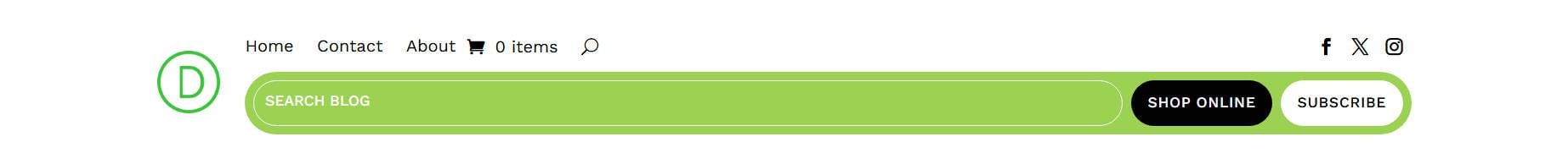 Goal Header and Menu Built Using Divi 5 Flexbox System