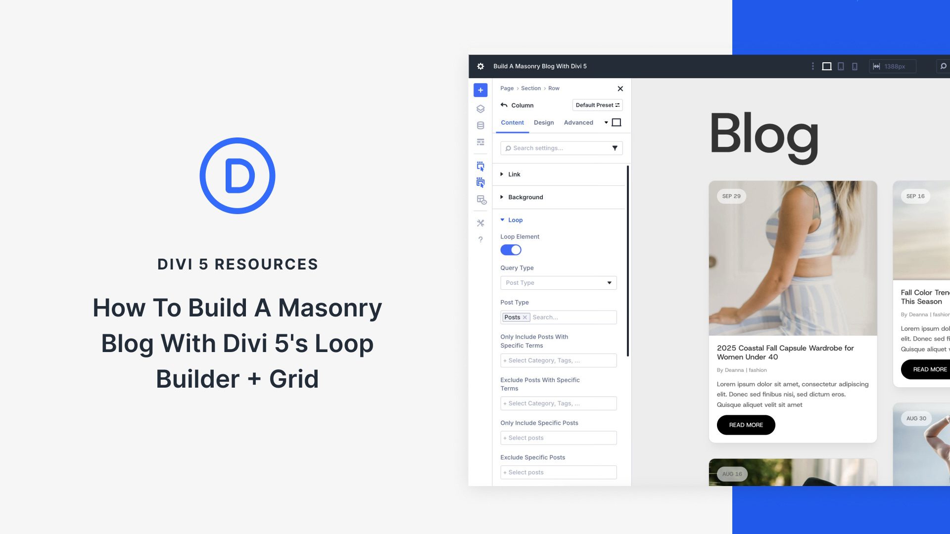 How-To-Build-A-Masonry-Blog-With-Divi-5s-Loop-Builder-Grid
