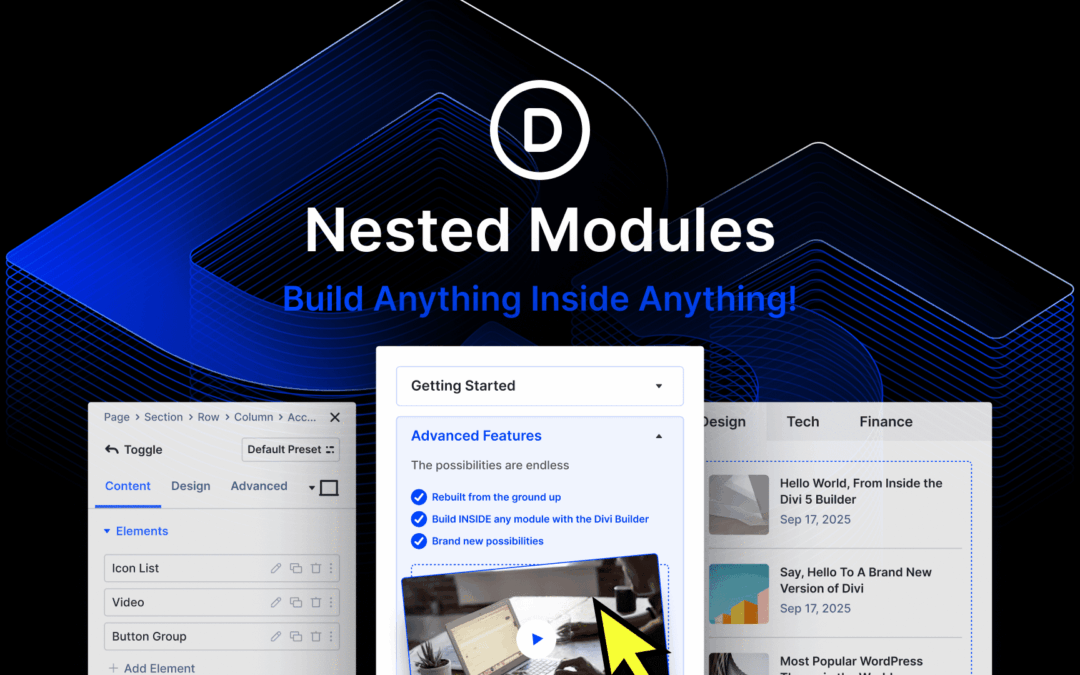 Introducing Nested Modules For Divi 5