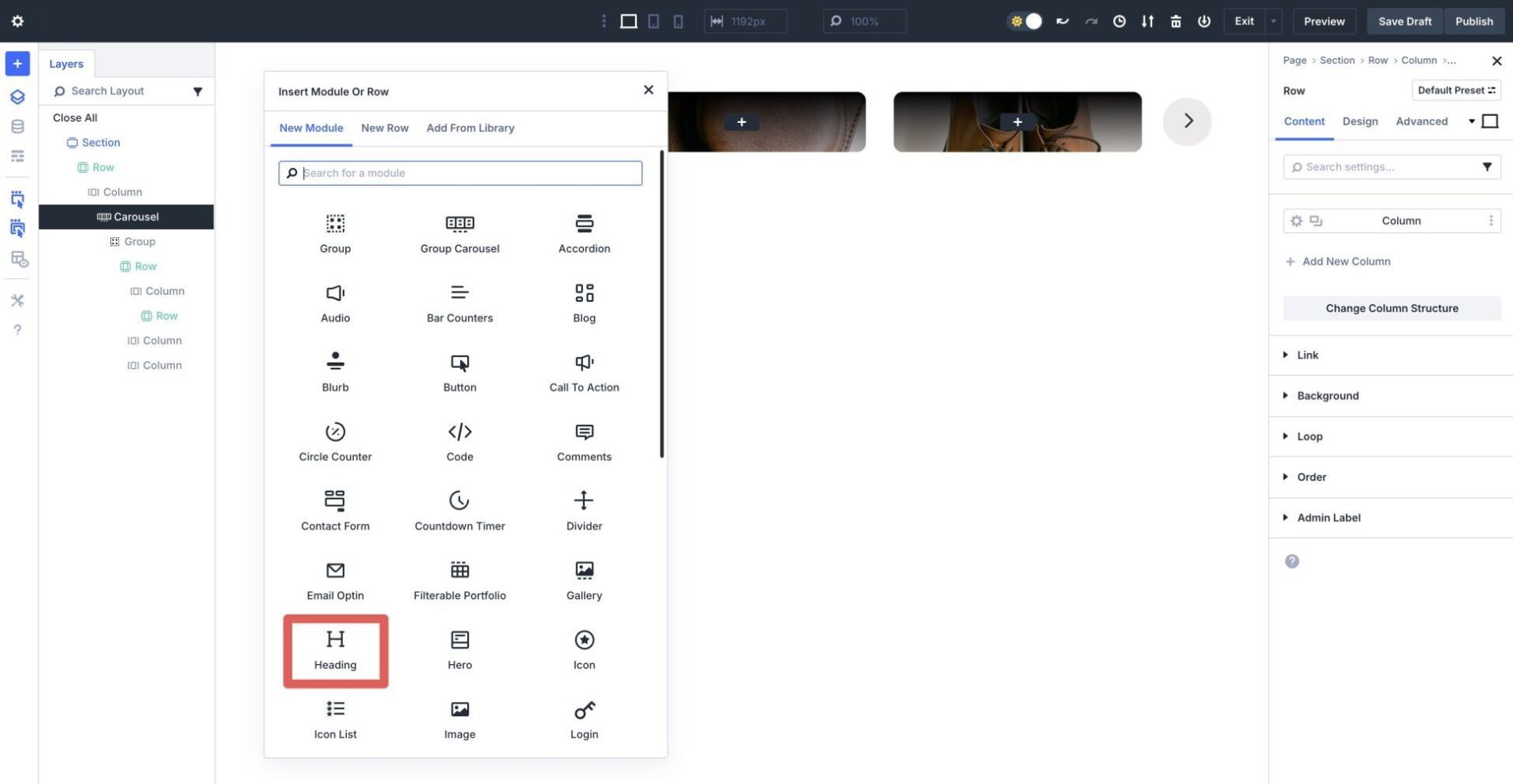 Create An Interactive Content Reveal Carousel With Divi 