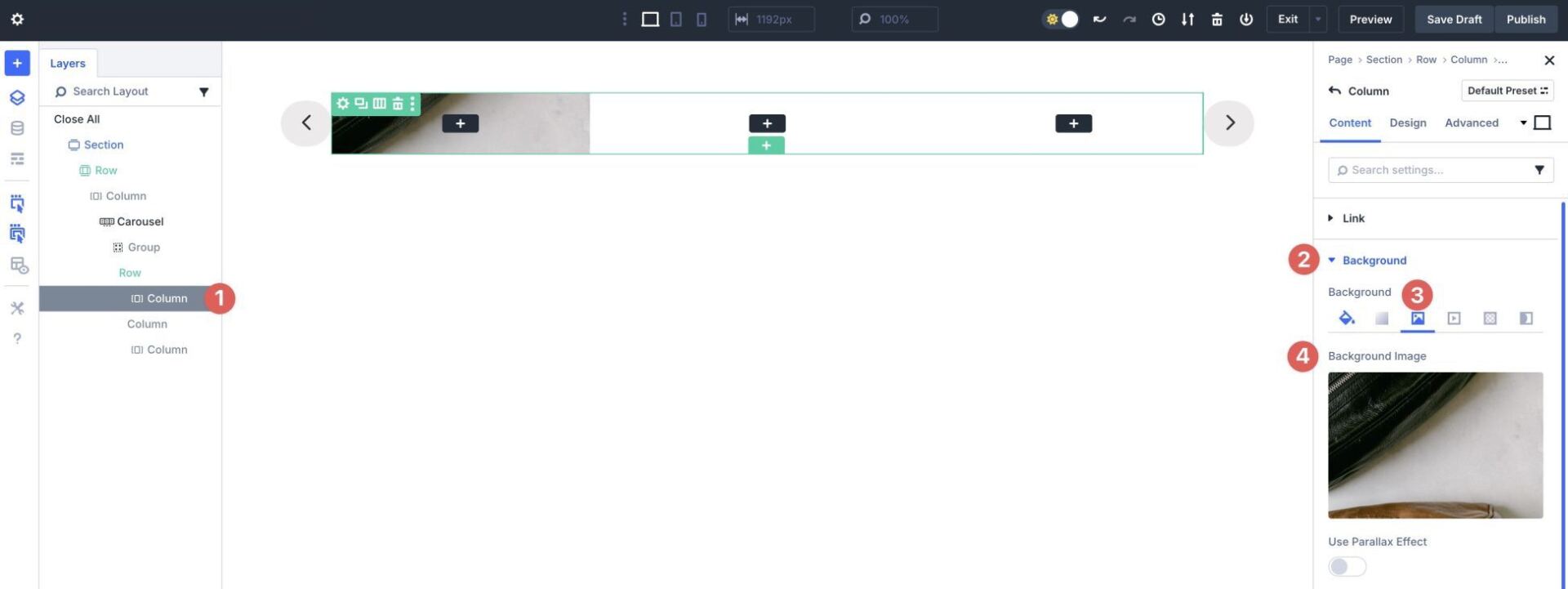 Create An Interactive Content Reveal Carousel With Divi 