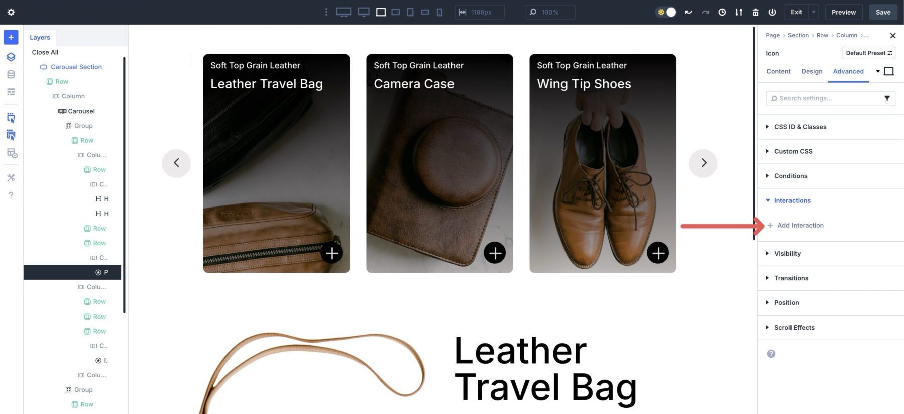 Create An Interactive Content Reveal Carousel With Divi