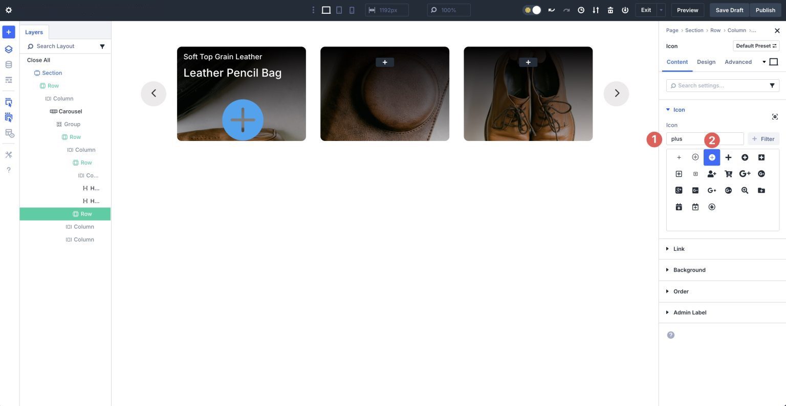 Create An Interactive Content Reveal Carousel With Divi