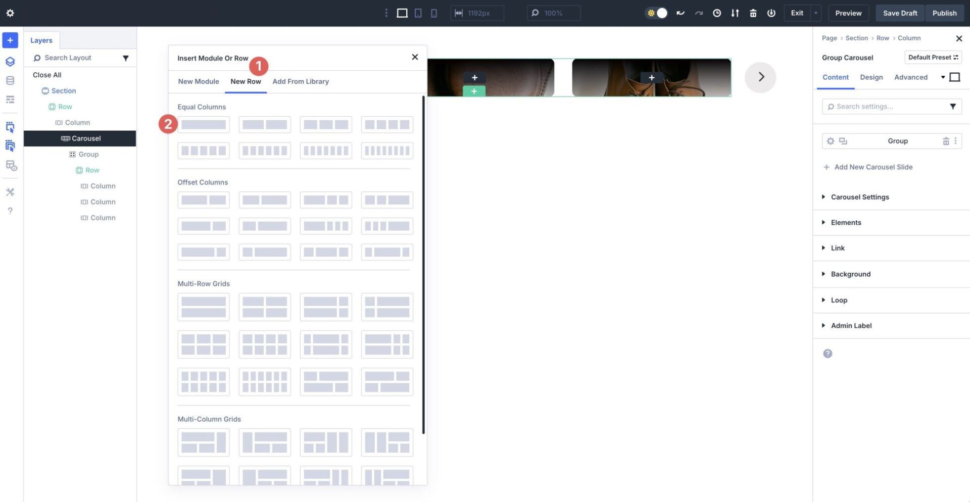 Create An Interactive Content Reveal Carousel With Divi 