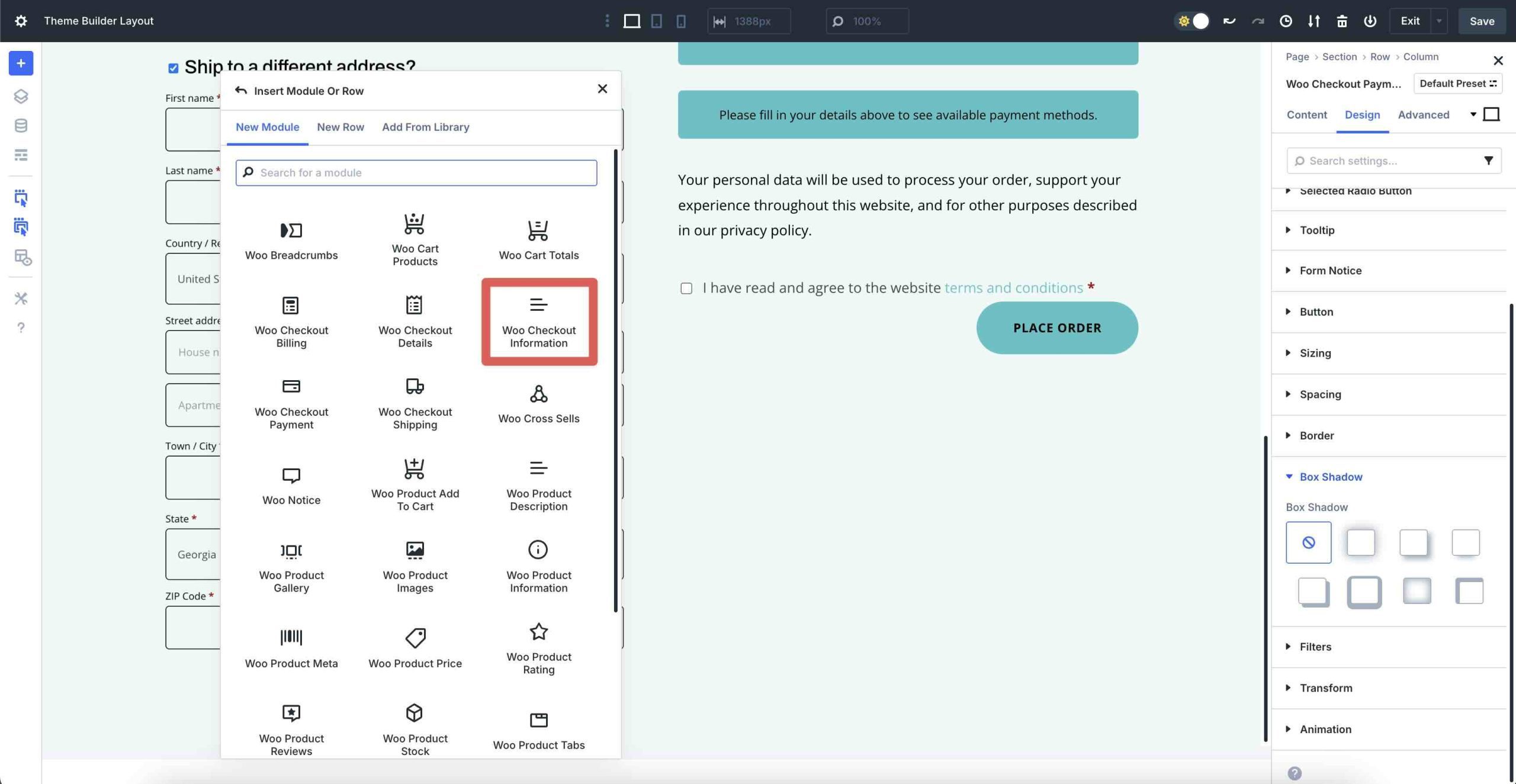 Divi 5 Woo Cart & Checkout Modules