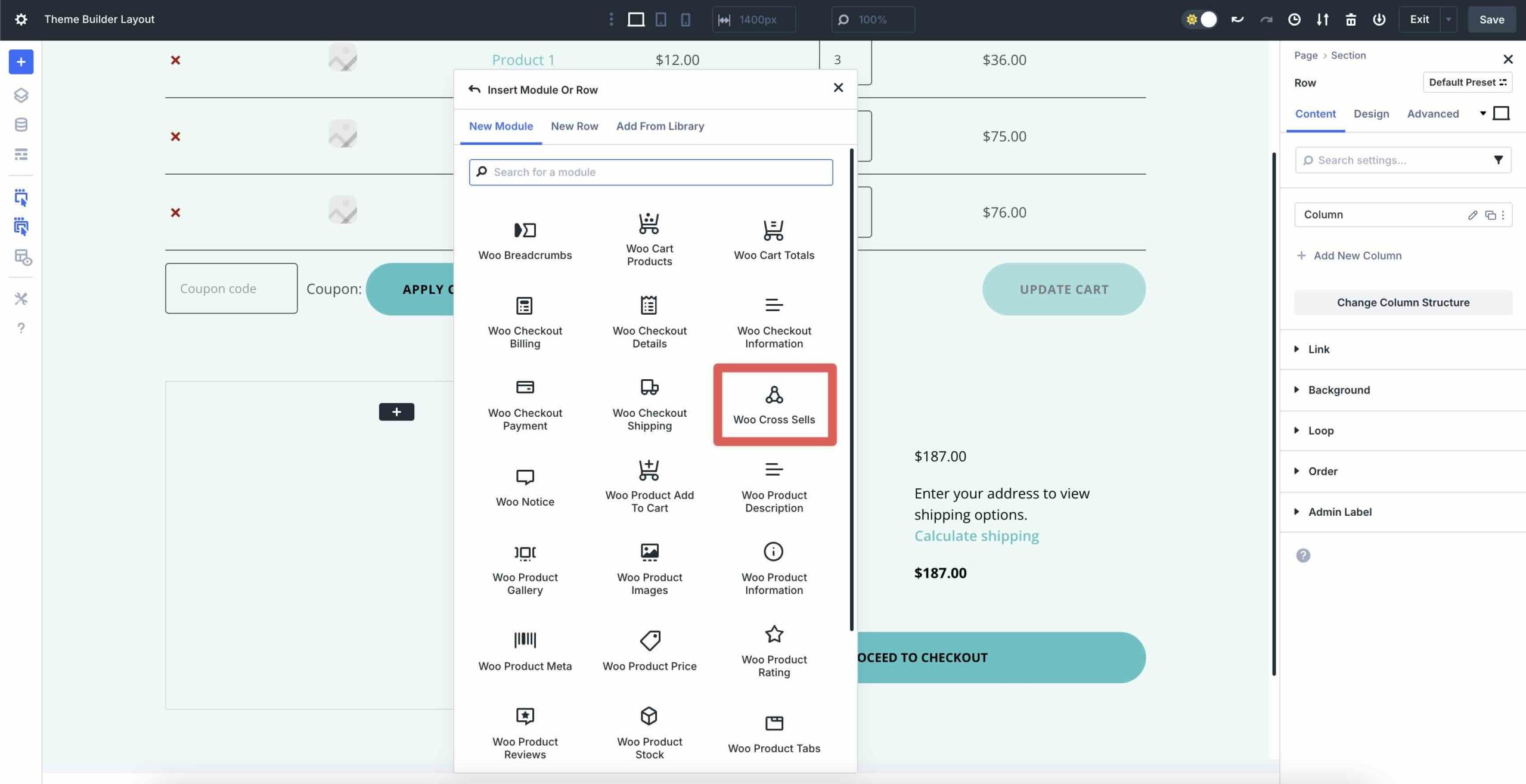 Divi 5 Woo Cart & Checkout Modules