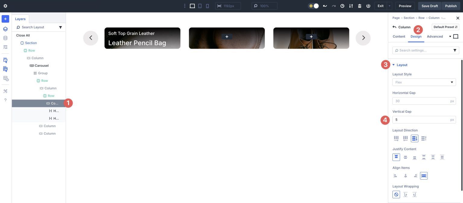 Create An Interactive Content Reveal Carousel With Divi