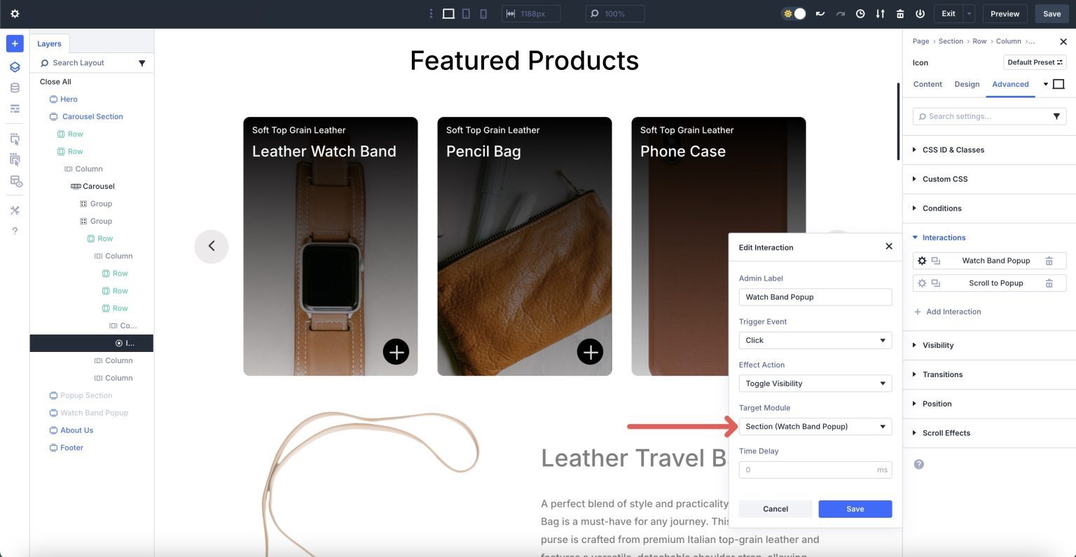 Create An Interactive Content Reveal Carousel With Divi