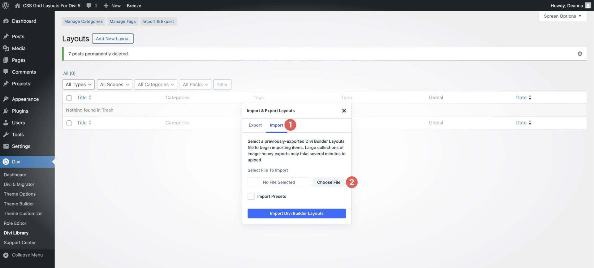 Cloud Sections For Divi 5