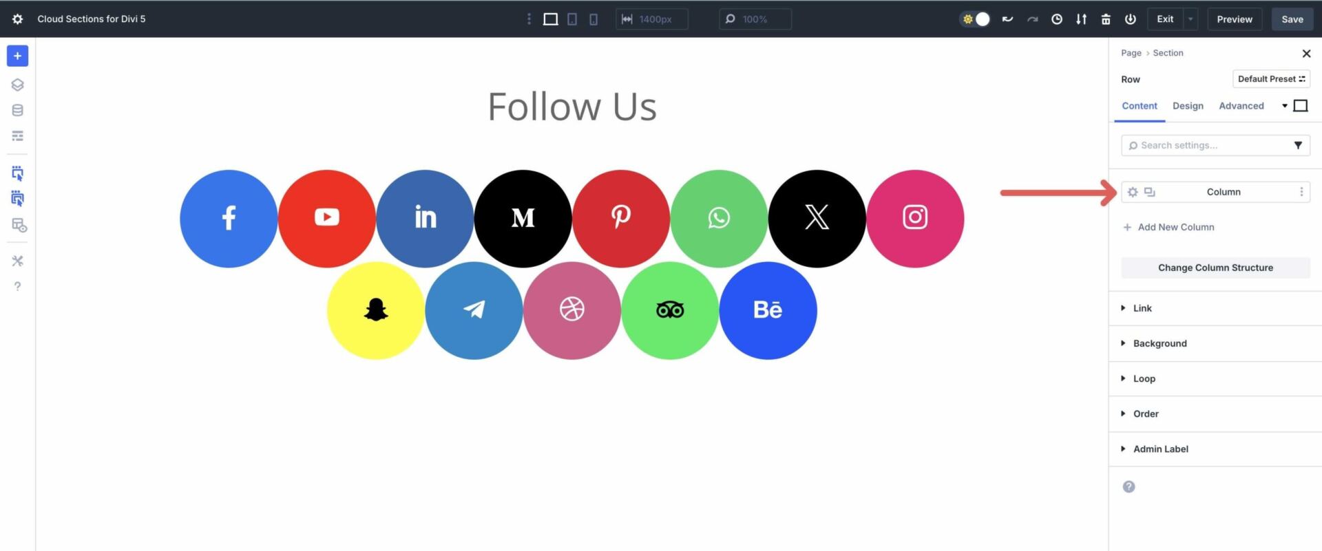 Cloud Sections For Divi 5