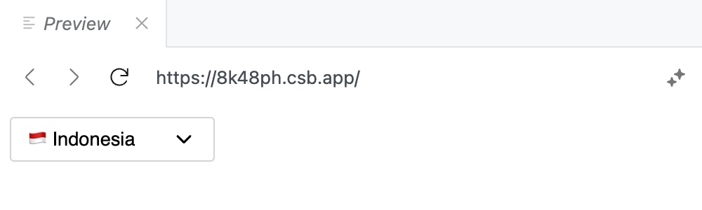 Custom select button with icon