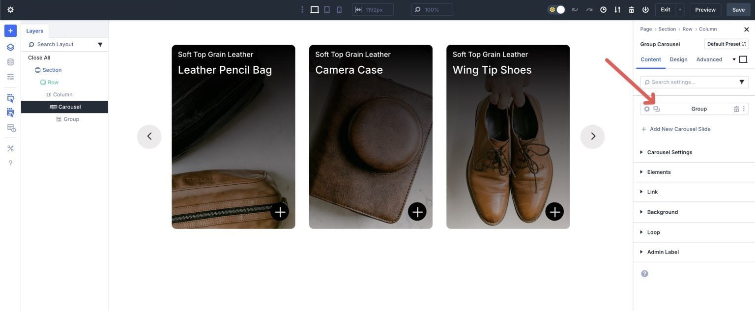 Create An Interactive Content Reveal Carousel With Divi