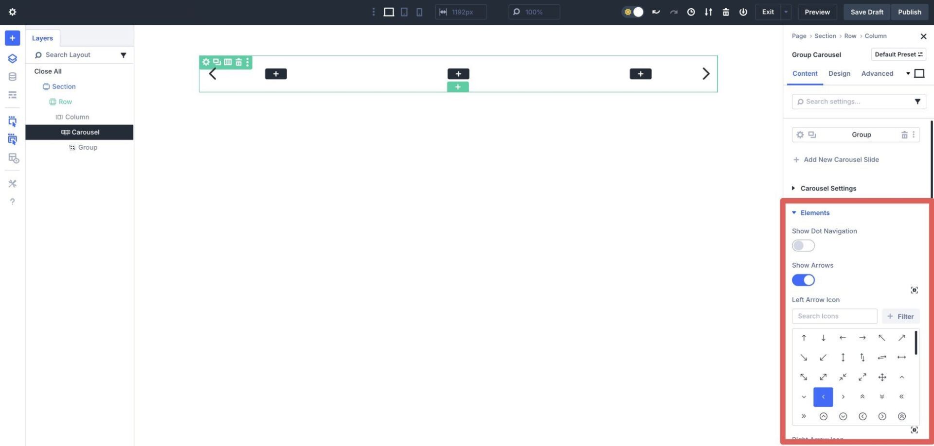 Create An Interactive Content Reveal Carousel With Divi 