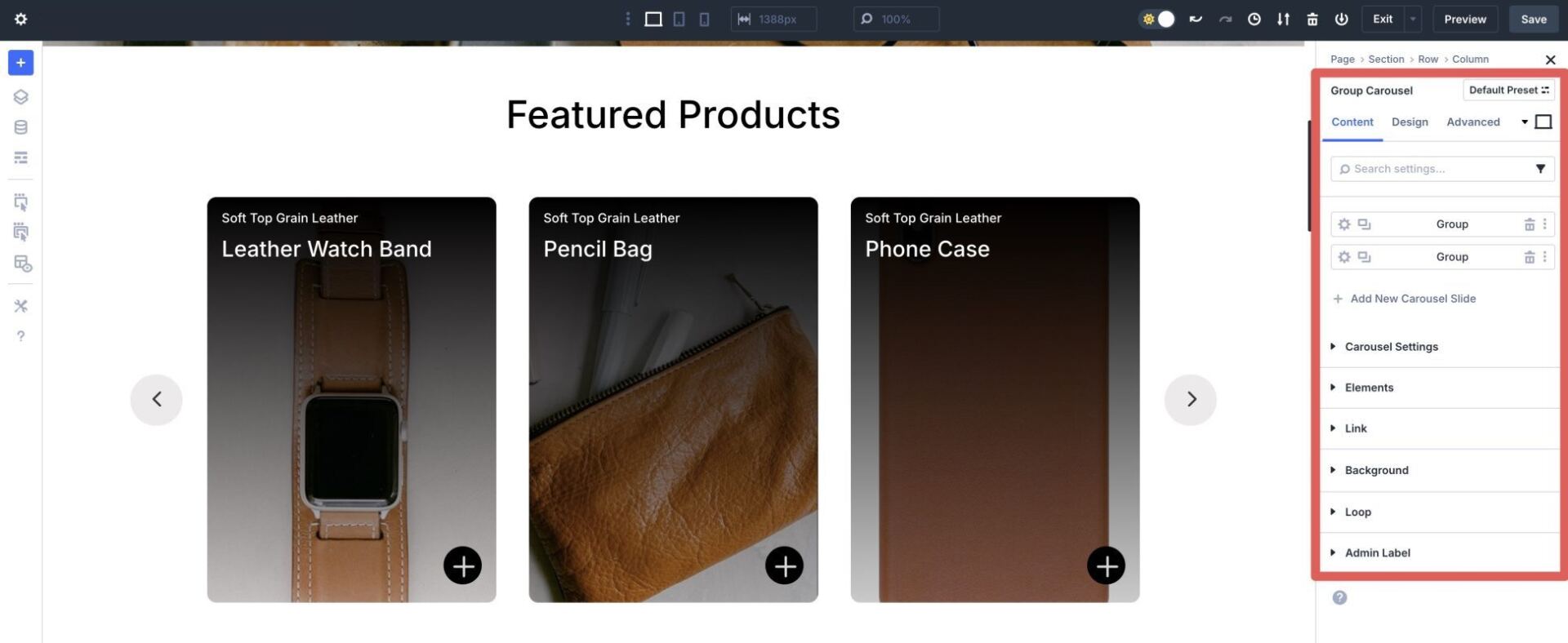 Create An Interactive Content Reveal Carousel With Divi 