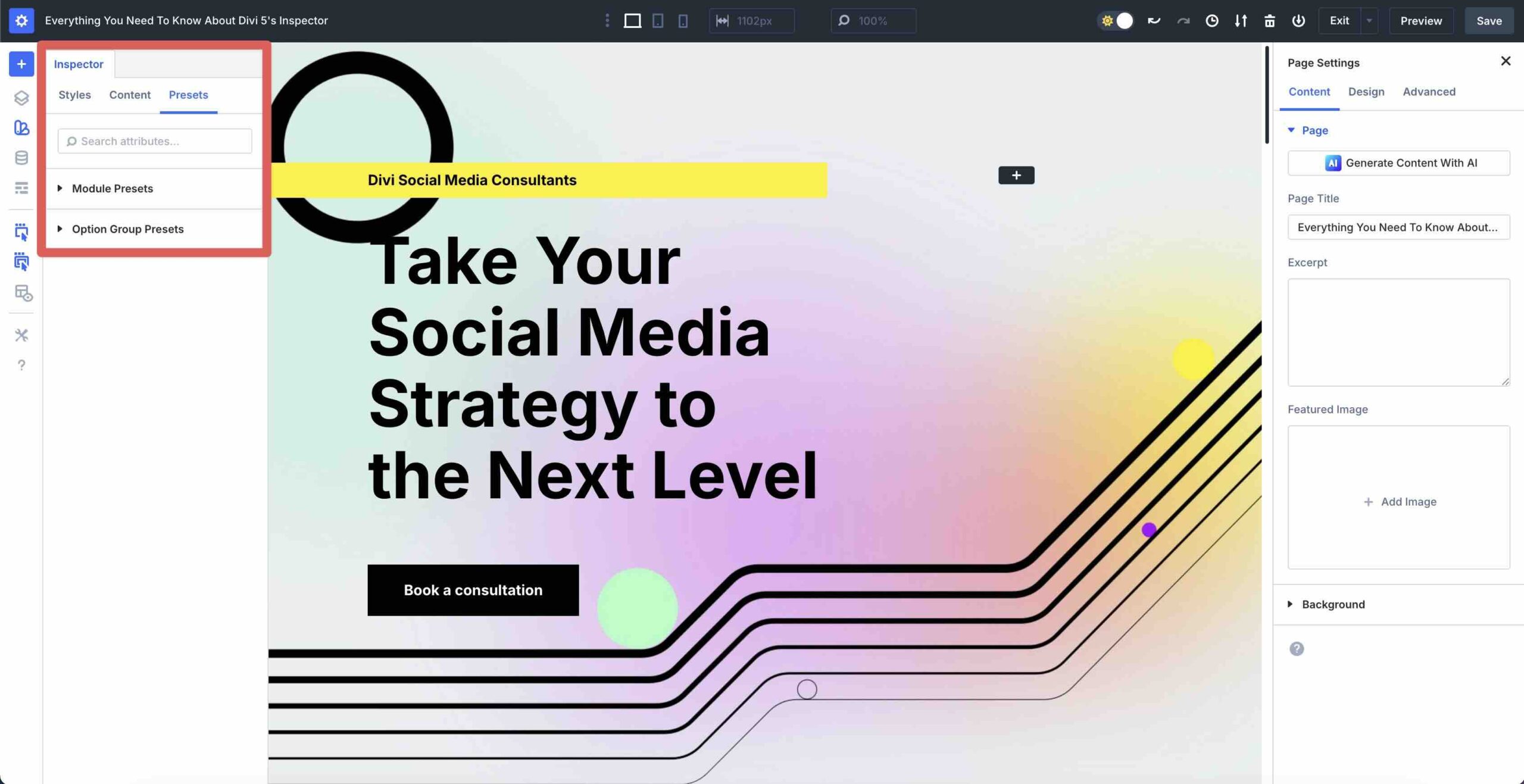 Divi 5 Inspector