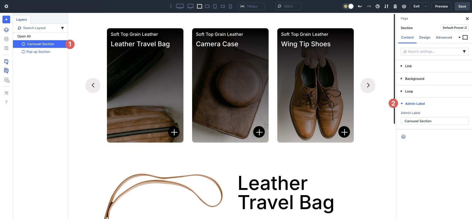 Create An Interactive Content Reveal Carousel With Divi