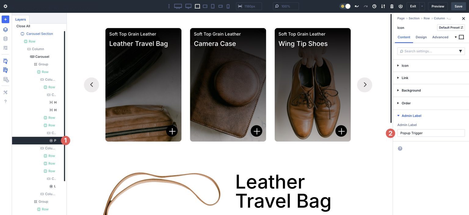 Create An Interactive Content Reveal Carousel With Divi