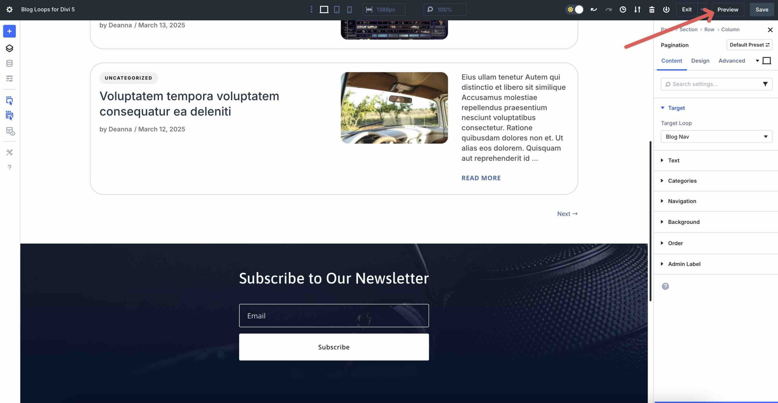 Blog Loops For Divi 5
