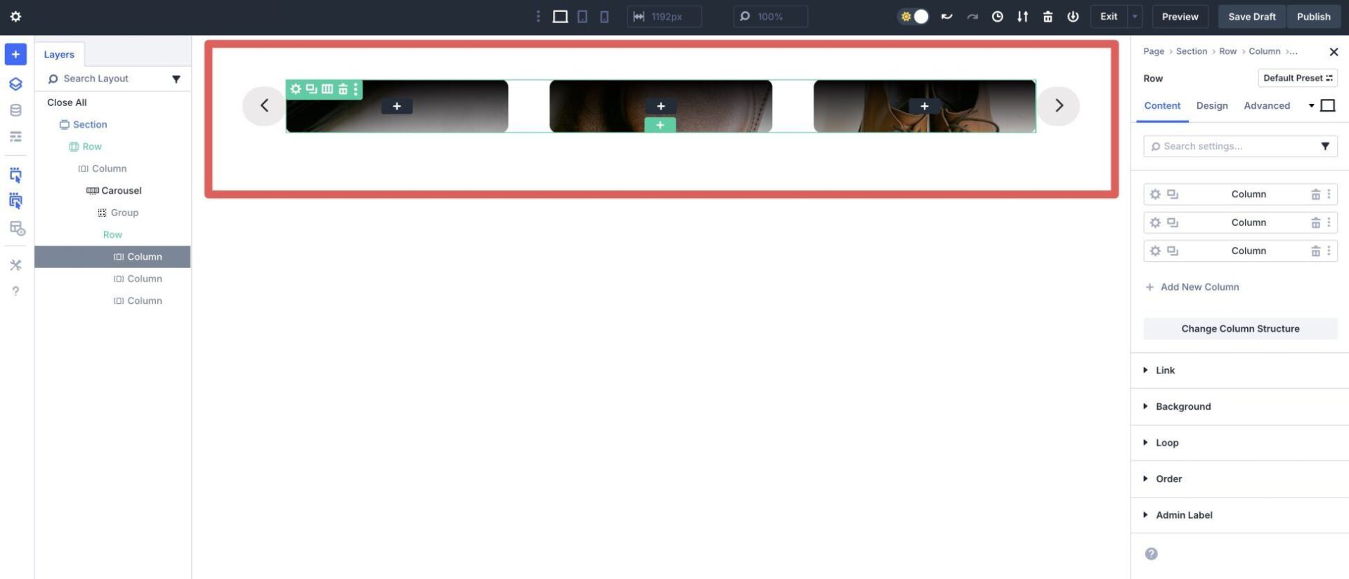 Create An Interactive Content Reveal Carousel With Divi 