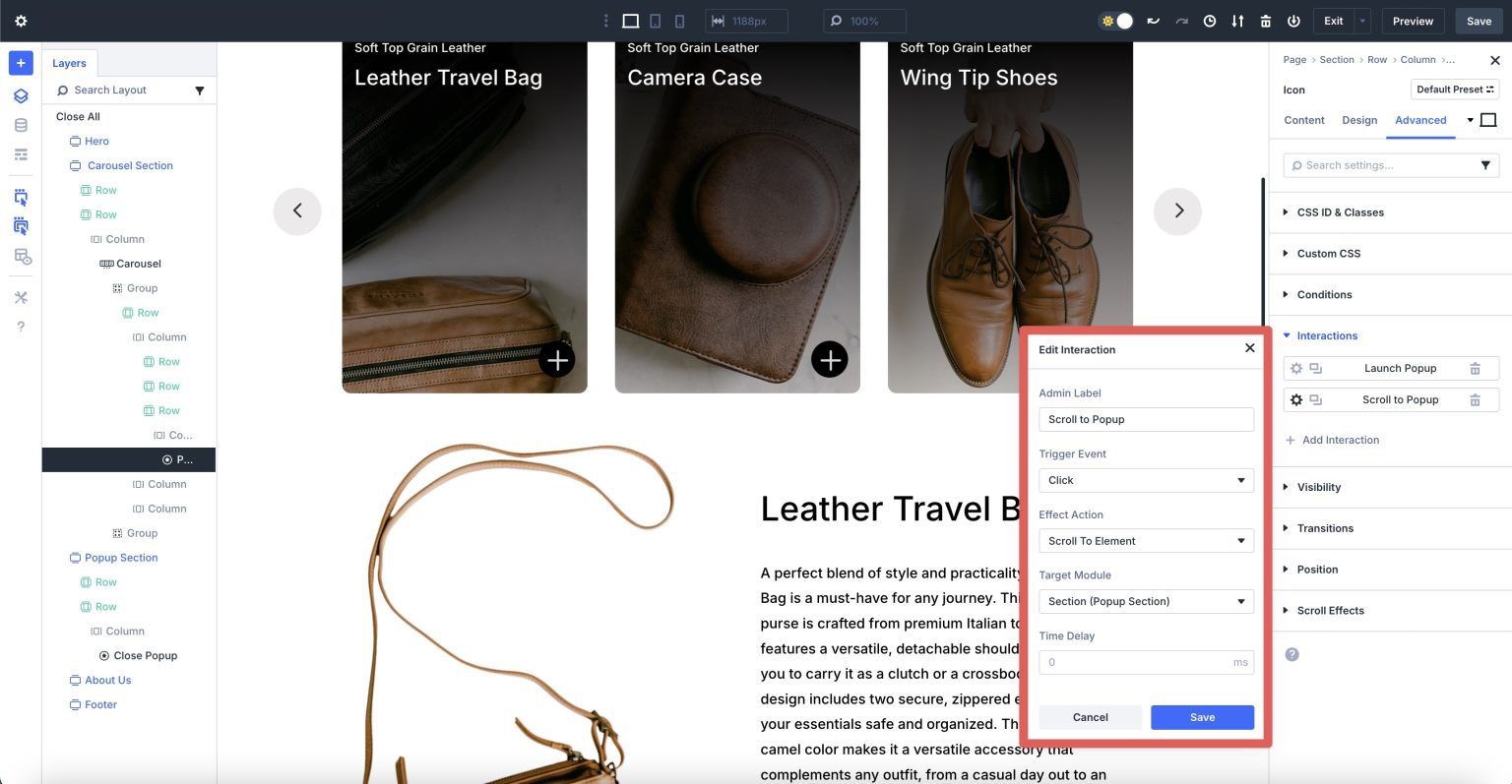 Create An Interactive Content Reveal Carousel With Divi