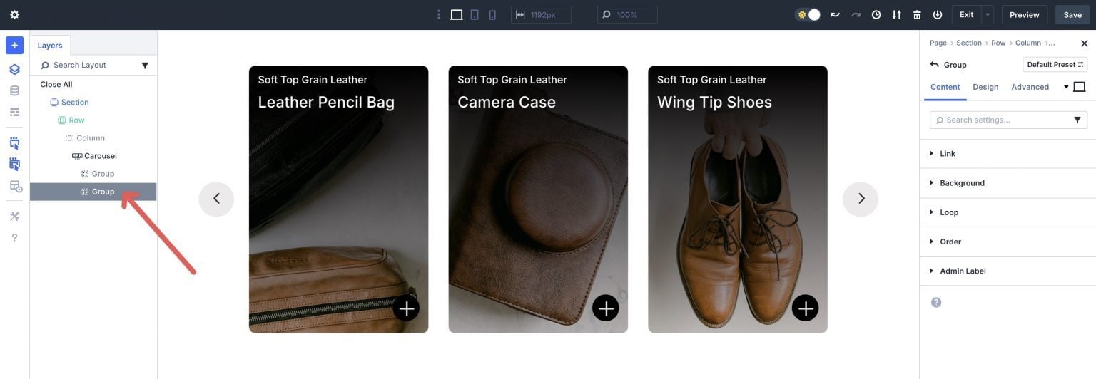 Create An Interactive Content Reveal Carousel With Divi