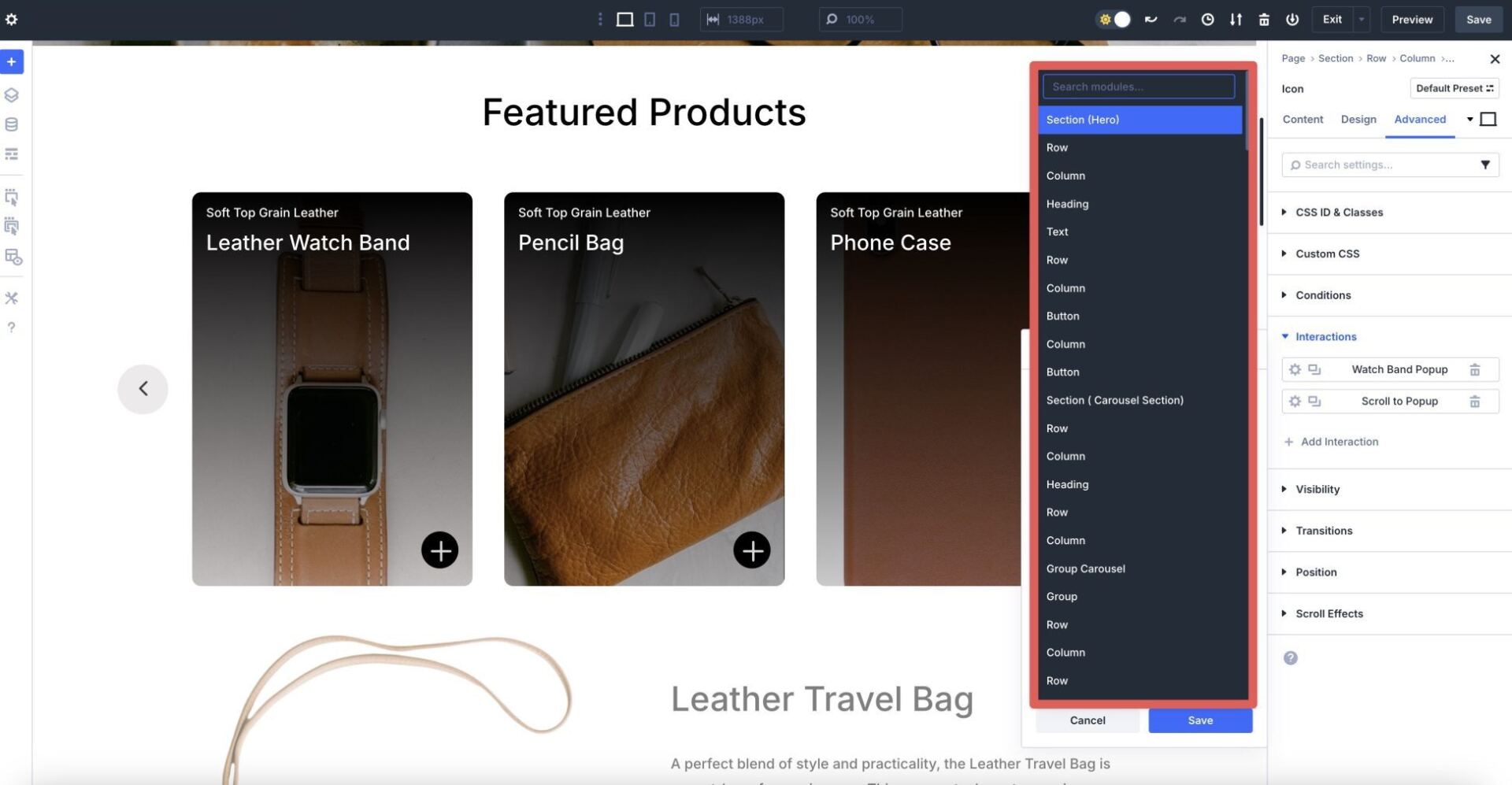 Create An Interactive Content Reveal Carousel With Divi 
