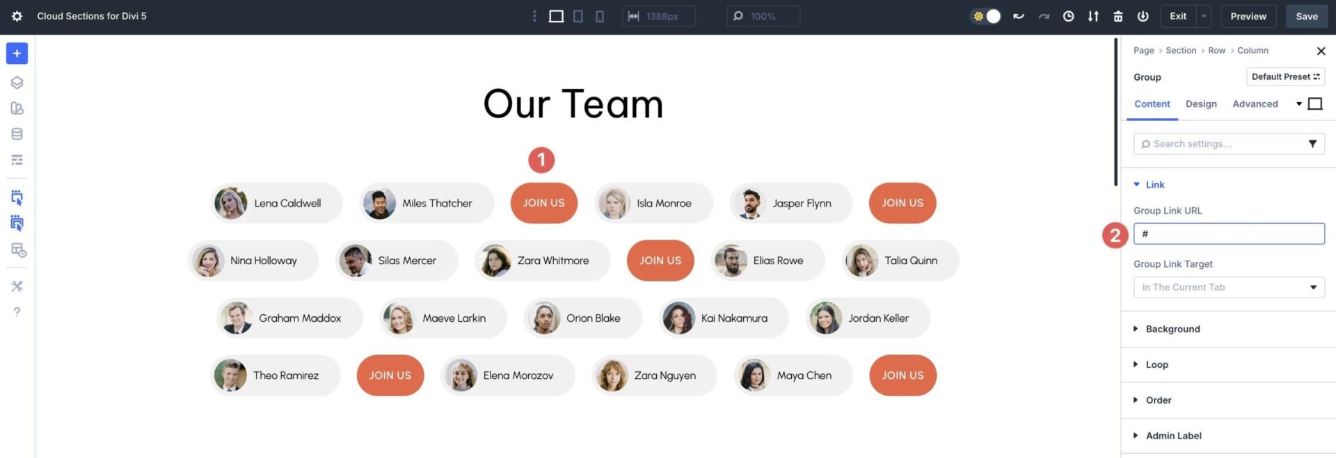 Cloud Sections For Divi 5