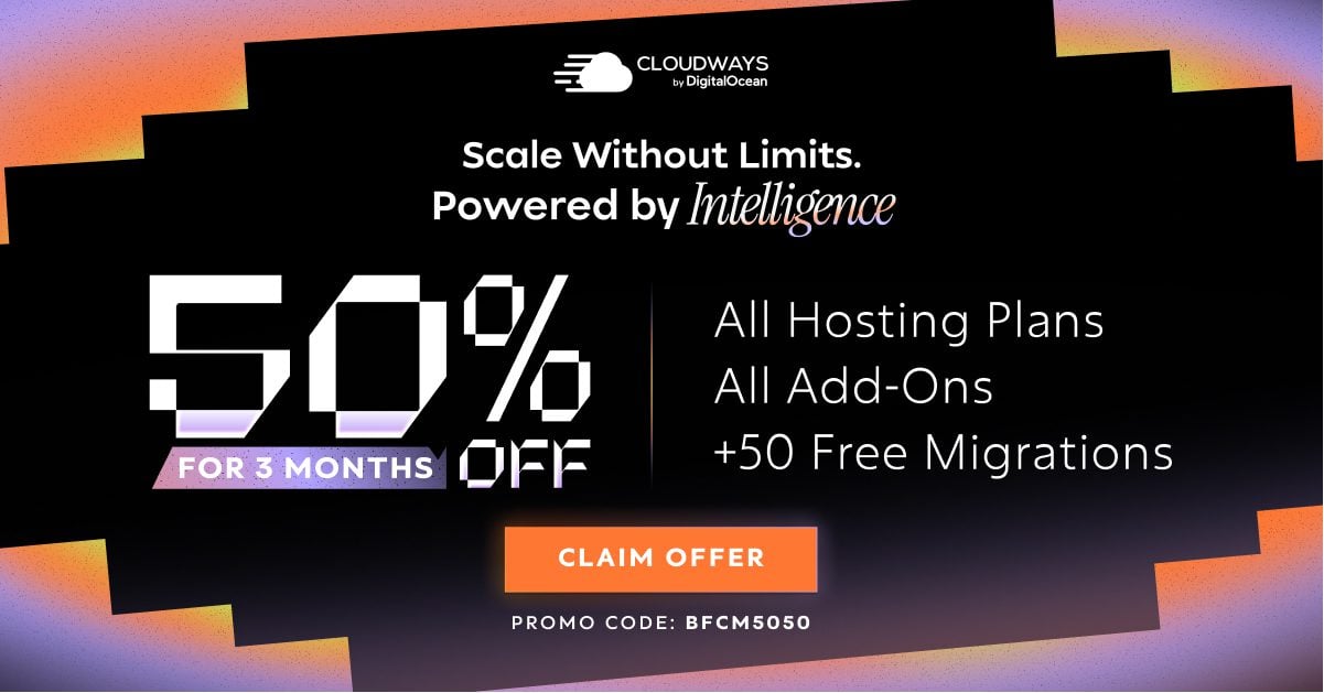 Cloudways BFCM 2025 Banner 1200 x 630