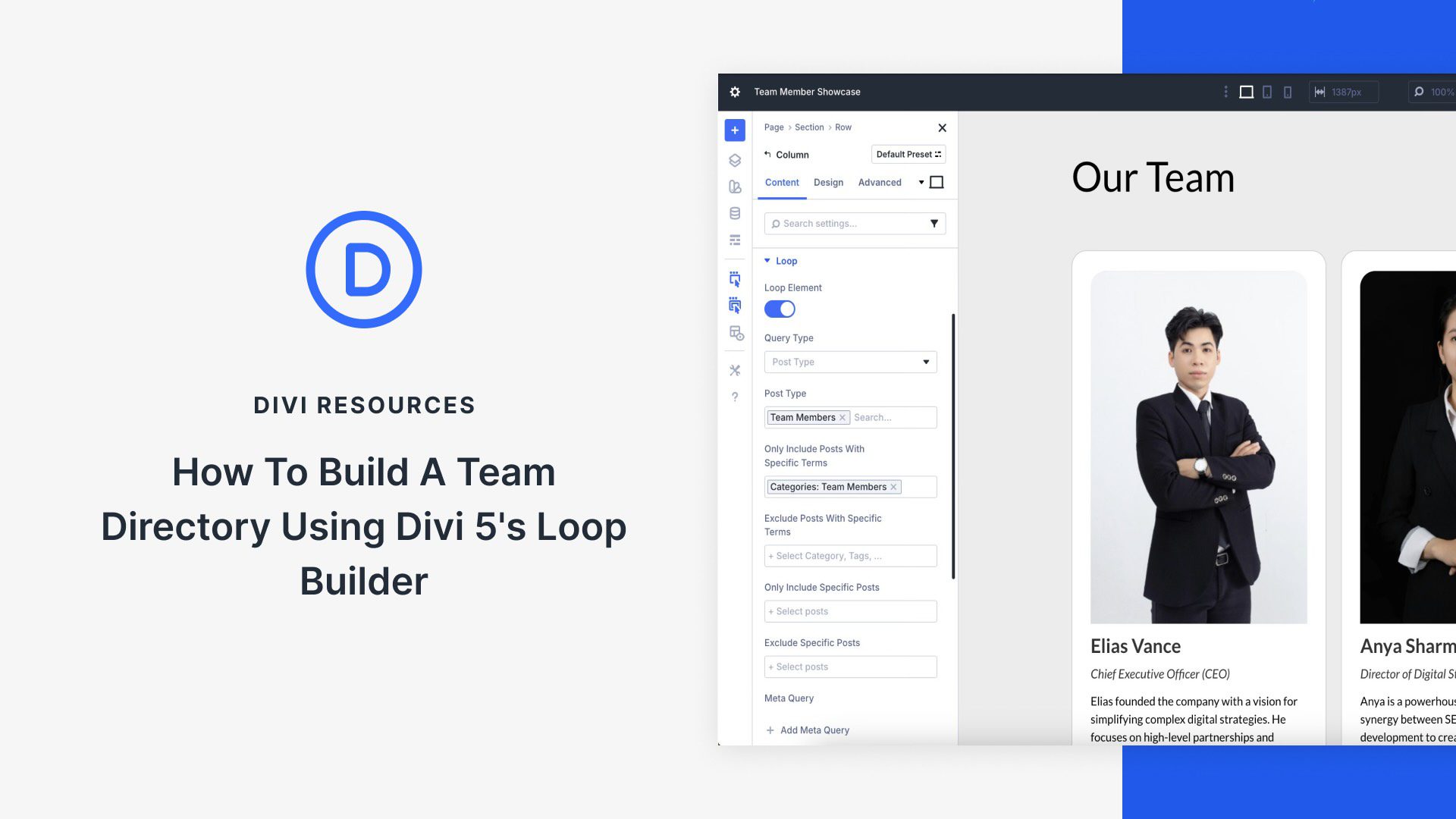 How-To-Build-A-Team-Directory-Using-Divi-5s-Loop-Builder