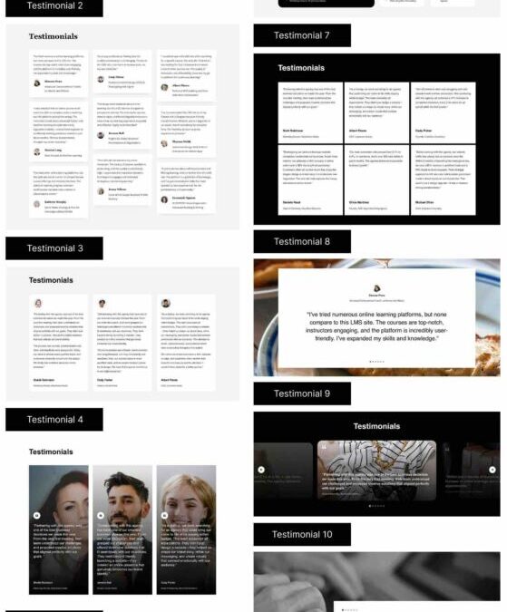 10 Inventive Testimonial Designs For Divi 5 (Loose Obtain)