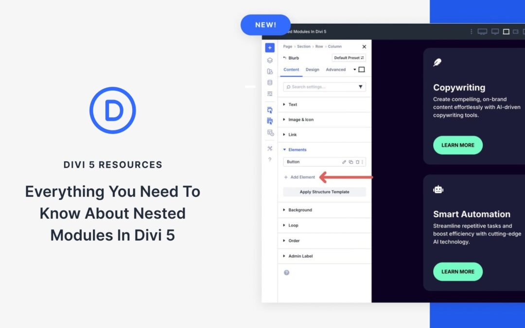 Everything You Need To Know About Nested Modules In Divi 5