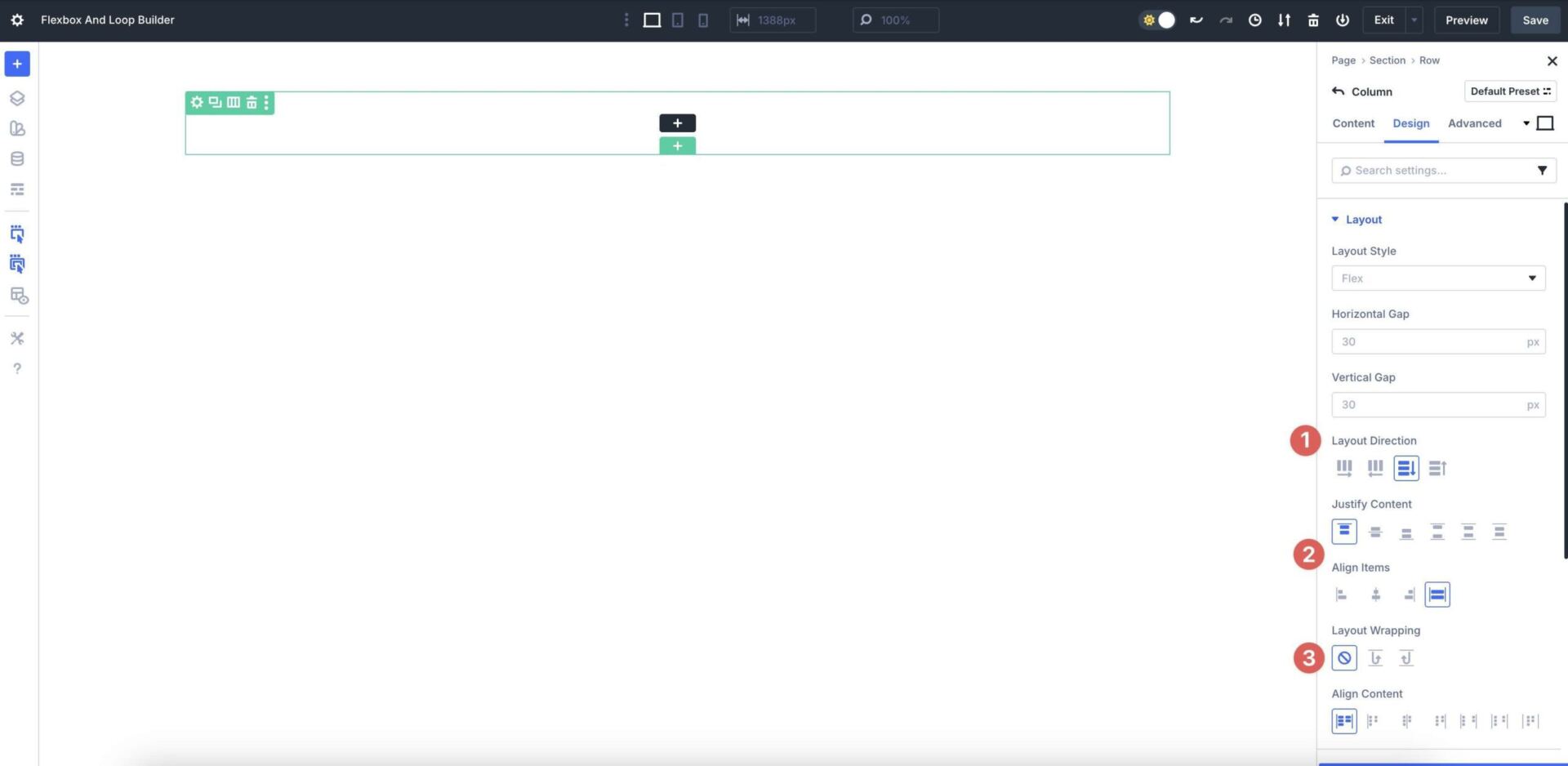 Flexbox & Loop Builder