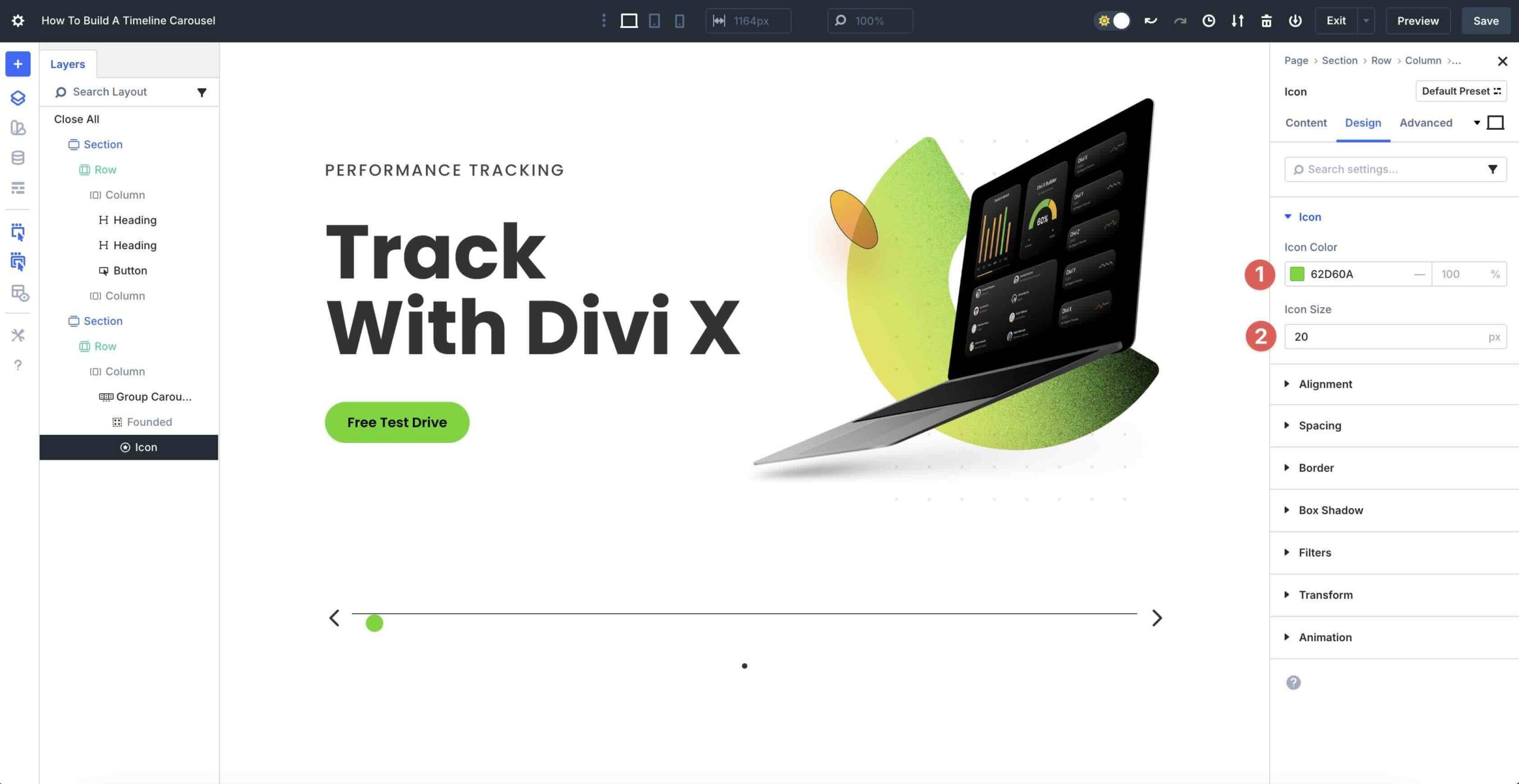 Build A Timeline Carousel With Divi 5