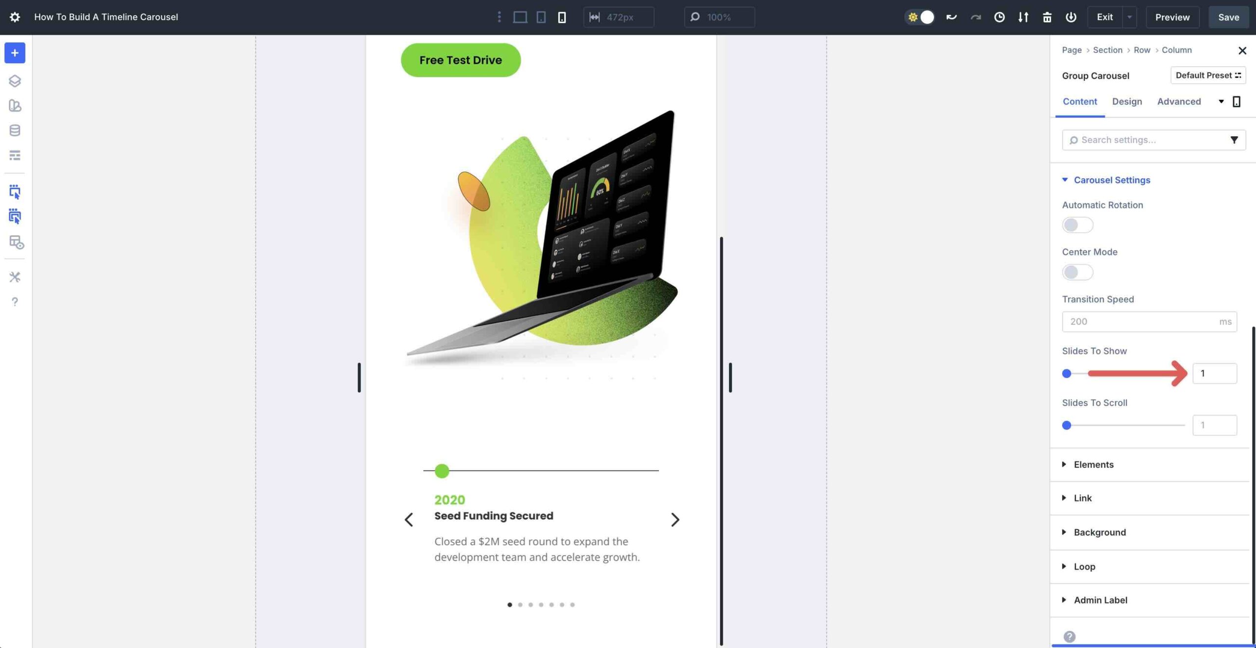 Build A Timeline Carousel With Divi 5