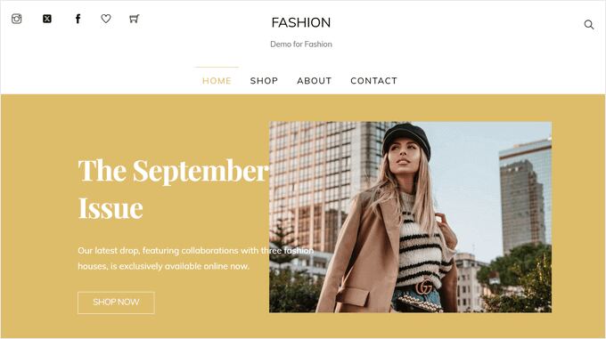 Shoppe WordPress theme