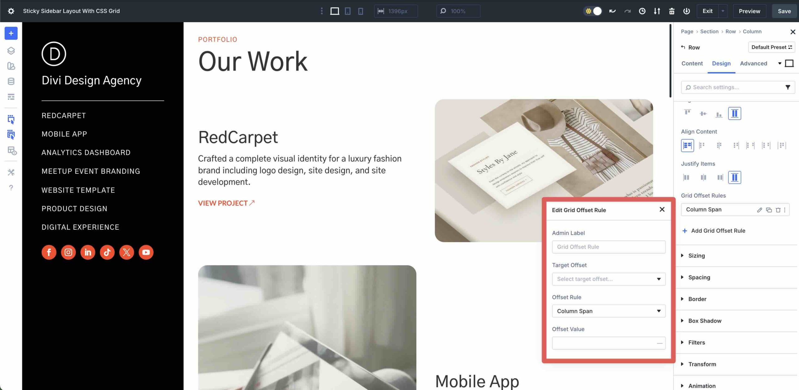 Sticky Sidebar Layout With CSS Grid