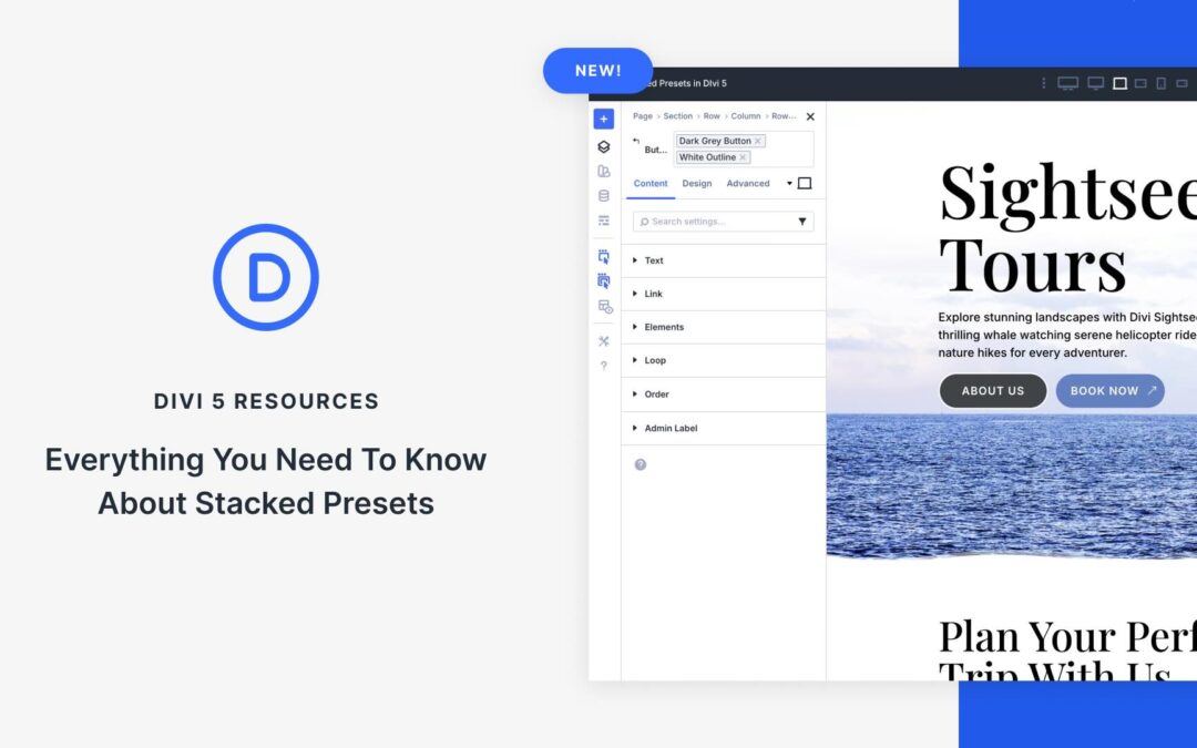 Everything You Need To Know About Stacked Presets In Divi 5