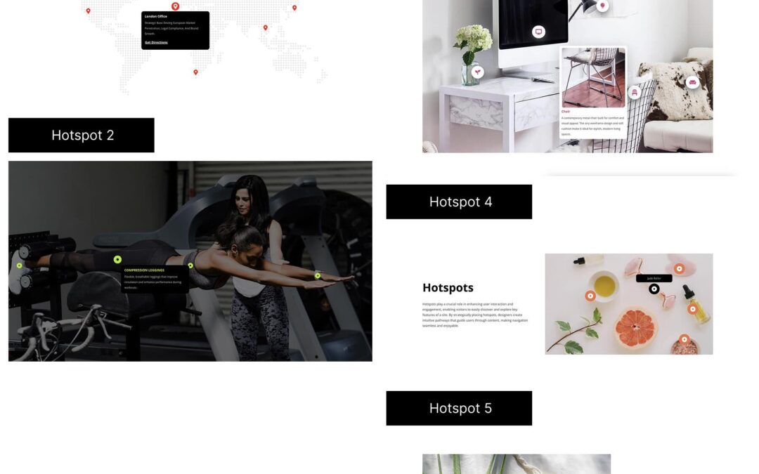 5 Hotspot Designs For Divi 5 (Loose Obtain!)