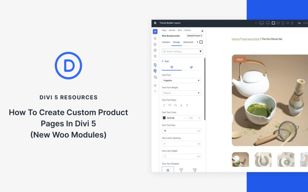 How To Create Custom Product Pages In Divi 5 (New Woo Modules)