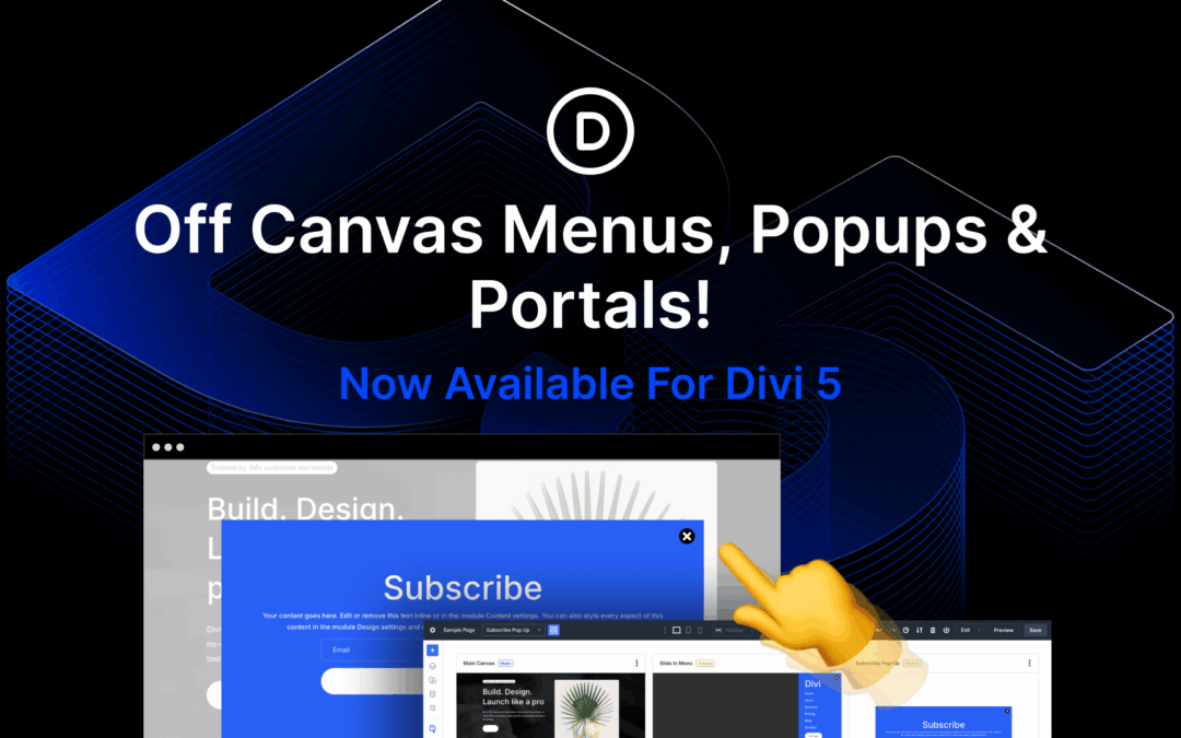 Introducing Divi Canvases (Off-Canvas Menus, Popups & Canvas Portals 🤯)