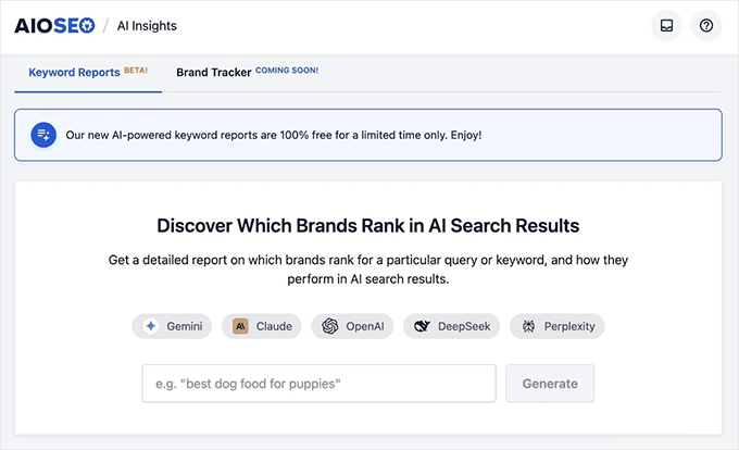 AI Insights in All in One SEO