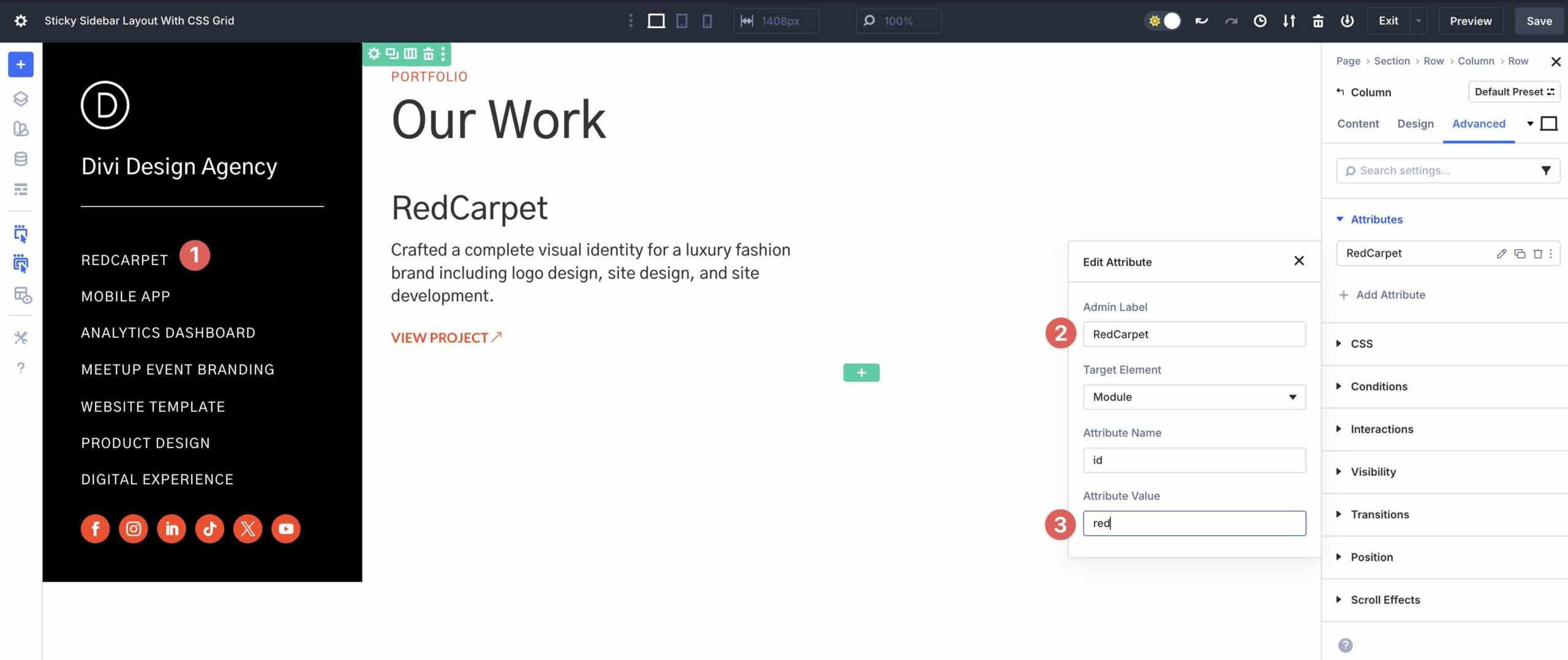 Sticky Sidebar Layout With CSS Grid