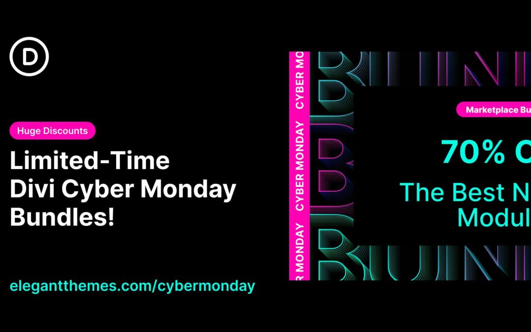 🎁 Grab The Limited-Time Divi Cyber Monday Bundles: $1,944 Savings