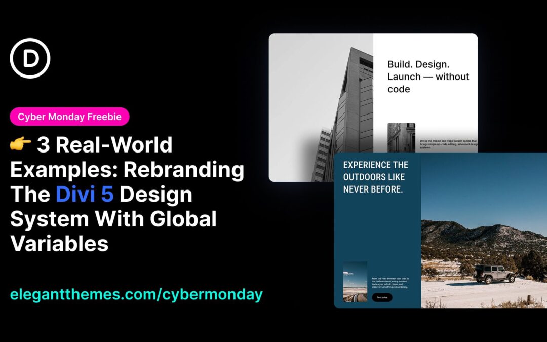 3 Real-World Examples: Rebranding The Divi 5 Design System With Global Variables
