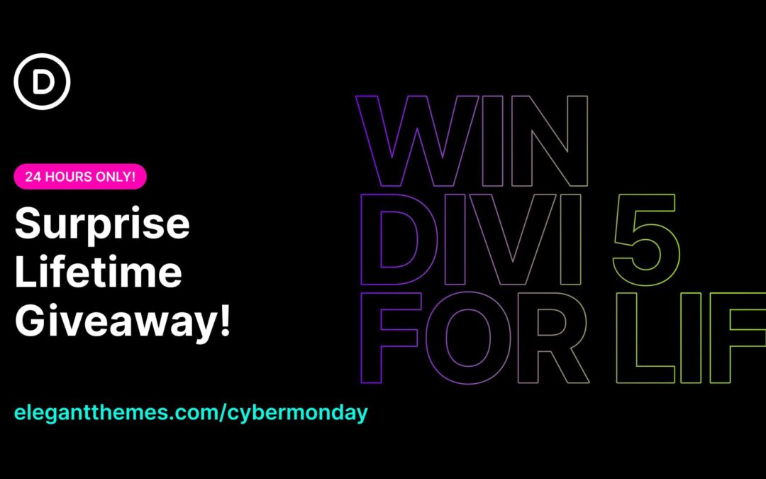 🔥 Surprise Lifetime Giveaway (Divi 5 Included). 24 Hours Only!