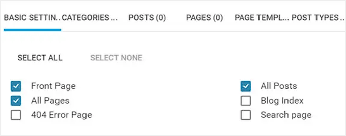 Configure where to show exit-intent popup in Thrive Leads