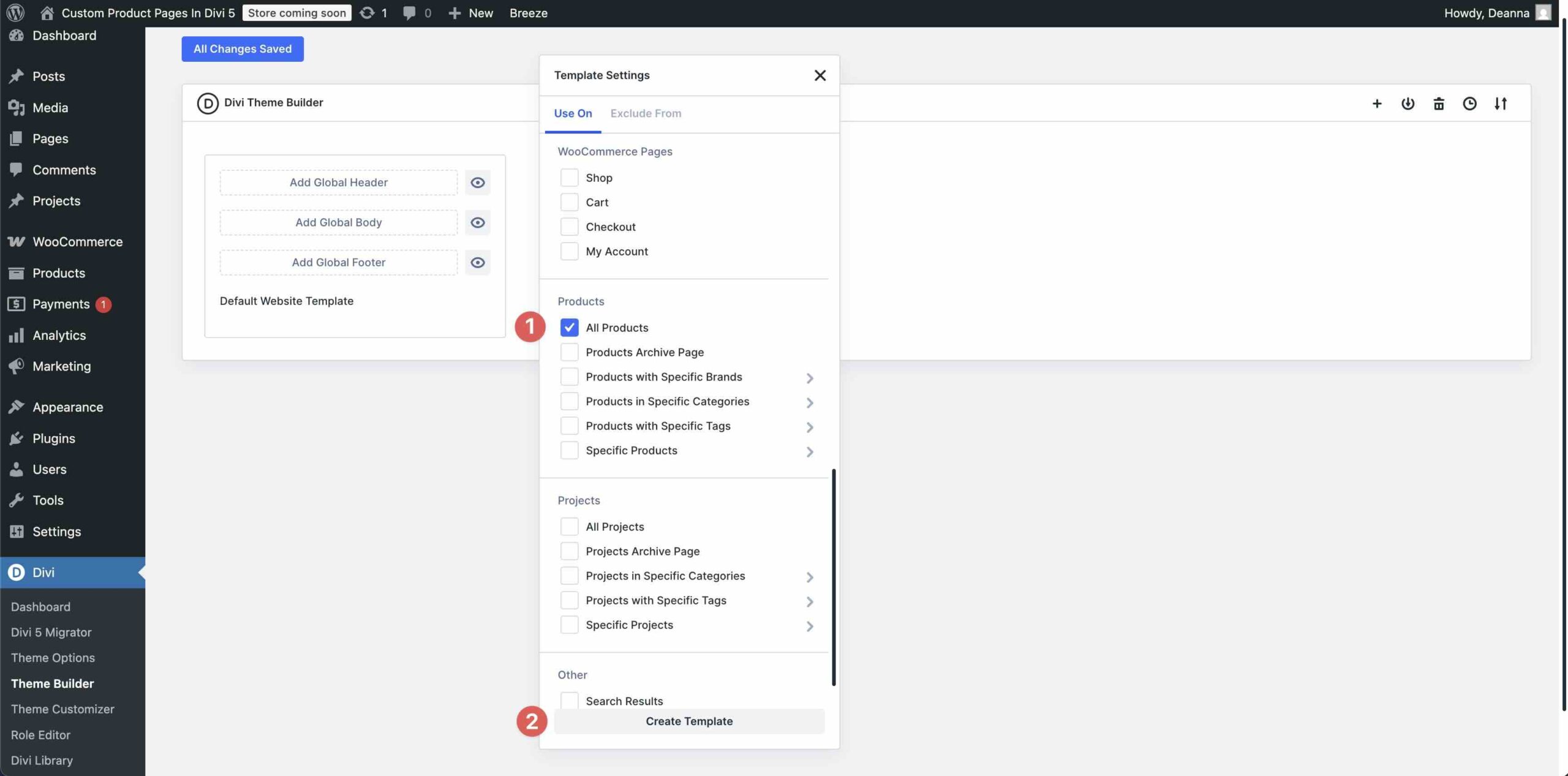 Create Custom Product Pages In Divi 5