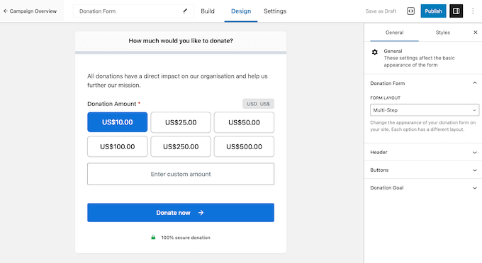 How to create donation and fundraising forms in WordPress